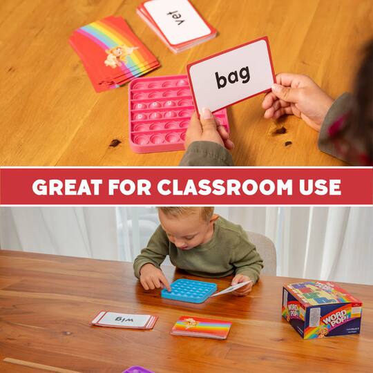 The Fidget Game 5" CVC Word Pop It Mats Set